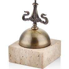 UltraMint Mermer Kapaklı Sunumluk 12X12X19 Cm, Evza Traverten Tasarım