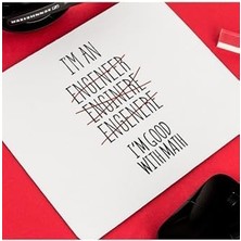 Storemax Mühendis Sevgiliye Hediye Engineer Mousepad - Mouse Pad - Fare Altlığı