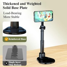 Storemax ile Uyumlu Açısı Ayarlanabilir Model A Sınıfı Malzeme Döner Akıllı Telefon Standı Masaüstü Stand Yayıncı Kick Youtuber Stant Cep Telefon Tutucu T13-2