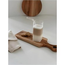 Storemax 6 Adet Dikdörtgen Dayanıklı Borosilikat Meşrubat Bardağı 350 ml Kare Bardak,termisil Kare Soğuk Kahve Bardağı,dikdörtgen Sunum Bardağı (6)