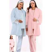 Baha 4519 Yarım Kol Lohusa Pijama Takımı