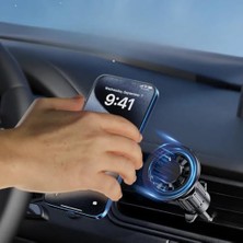 Storemax Araç Içi Telefon Tutucu, Manyetik Araba Için Telefon Tutucu,1x Manyetik Plaka, Güçlü Tutuş ve Dayanıklı Yapı, Havalandırma Uyumlu
