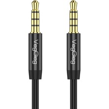 Storemax 3.5mm Trrs Hi-Fi Örgülü Aux Mikrofon ve Ses Kablosu 1 Metre