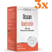 Ocean Quercetin 100 Mg 60 Kapsül - 3 Adet (180 Kapsül)