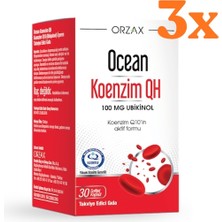 Ocean Koenzim Qh 100 Mg 30 Kapsül - 3 Adet (90 Kapsül)
