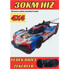 Boratila Toys 1/16 Ölçek 2.4ghz 7.4V Işıklı Şarjlı Full Fonksiyon Yüksek Hızlı 4x4 Uzaktan Kumandalı Yarış Arabası