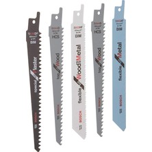 Bosch Home And Garden Akülü Panter Testere Keo Için 5 Parça Panter Testere Bıçağı Seti, Yeşil