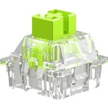 Storemax Oyun - Raptor Clicky Anahtarlar (36 Adet), He Hotswap Için Manyetik Anahtarlar, Oyun Için Mekanik Klavyeler, Max Rgb Için Şeffaf, Önceden Yağlanmış, Thocky Ses Için Premium Tıklama Çubuğu