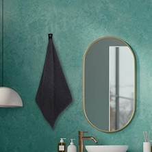 Storemax Ilgın Home Basic Desensiz Spor Havlusu El Havlusu Yüz Havlusu Baş Havlusu (Siyah)