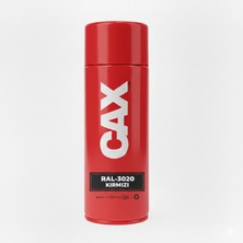 CAXCOLORS Cax Colors Ral 3020 Parlak Kırmızı Sprey Boya - Metal Ahşap Plastik Tüm Yüzeyler Için 400ML