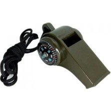 TrentCo -Çok Fonksiyonlu Düdük Pusula,  Kamp Termometre Acil Survival Dişli Düdük ( Lisinya )