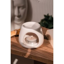 Love Bundles Beyaz  Seramik El Yapımı Buhurdanlık