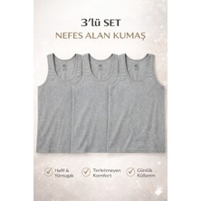 Woan Terletmeyen Özel Dokulu Erkek Atlet 3'lü Avantaj Paketi