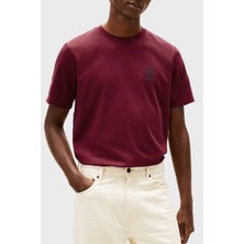 Tommy Hilfiger Logolu Pamuklu Regular Fit Bisiklet Yaka T Shirt Erkek T Shirt MW0MW42854 Xjs