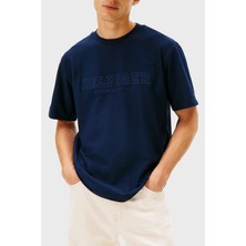 Tommy Hilfiger Logolu % 100 Pamuk Regular Fit Bisiklet Yaka T Shirt Erkek T Shirt MW0MW41766 C1G