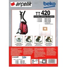 TrentCo S 4240 Elektrikli Süpürge Torbası 5 Adet