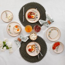 UltraMint Şık 4 Kişilik 10 Parça Kahvaltı Takımı, Zarif ve Modern Tasarım