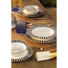 UltraMint 24 Parça Modern Yemek Takımı Seti, Şık ve Dayanıklı Tasarım