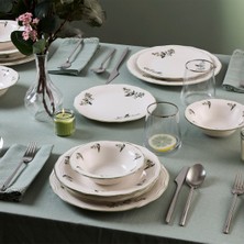 UltraMint 24 Parça 6 Kişilik Şık Yemek Takımı Seti