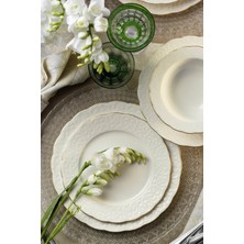 UltraMint 24 Parça Yemek Takımı, 6 Kişilik, Şık ve Dayanıklı Seramik Set