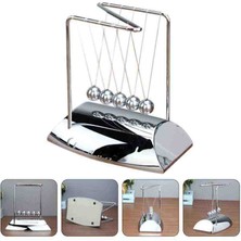 Sarego Lüks Üretim Z Şekilli Metal Balans Denge Topu | Newton Balance Manyetik Masaüstü Ofis Ev Dekoru