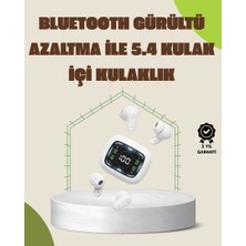Zero Land Drnds Bluetooth 5.4 Teknolojili Kablosuz Kulaklık LED Göstergeli