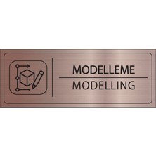 Mayeka Modelleme Isimlik Bronz Metal Kapı Isimliği Levhası Yönlendirme Tabelası