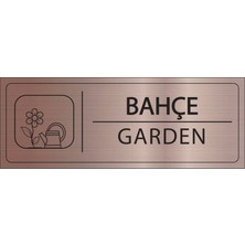 Mayeka Bahçe Isimlik Bronz Metal Kapı Isimliği Levhası Yönlendirme Tabelası