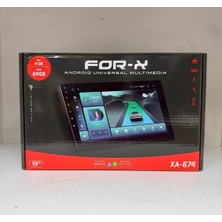 For-X XA-674 9" 4gb Ram 64GB Hafıza 4/64  Ön Kayıt Kameralı Multimedya Çerçevesiz