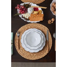 UltraMint Şeffaf Cam Yemek Takımı, 6 Kişilik, 20 Parça Set