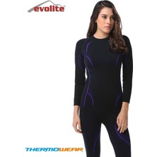 Evolite Thermowear Kadın Mor Termal Üst Içlik