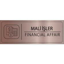 Mayeka Mali Işler Isimlik Bronz Metal Kapı Isimliği Levhası Yönlendirme Tabelası