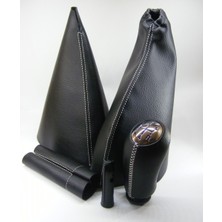 Renault Fluence / Megane 3 Vites Topuzu, El Freni ve Vites Körüğü, El Freni Kolu Derisi (5 Ileri-Siyah)