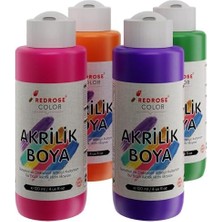 Storemax Ara Renkler Akrilik Boya 4'lü Set 4X120 ml