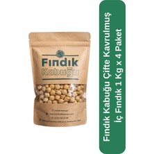 Fındık Kabuğu Çifte Kavrulmuş Iç Fındık 1 kg x 4 Paket