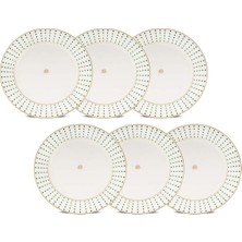 UltraMint Navy Yeşil 6'lı Pasta Tabağı Seti, Şık ve Kullanışlı Tasarım