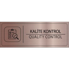 Mayeka Kalite Kontrol Isimlik Bronz Metal Kapı Isimliği Levhası Yönlendirme Tabelası