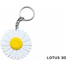 Lotus 3D Papatya Anahtarlık