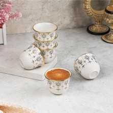 UltraMint Damla Gawa 6'lı Kahve Fincanı Seti, Şık ve Kullanışlı Tasarım