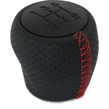 Otom Parçası Fiat Linea Deri Vites Topuzu (Delikli Deri - 5 Vites)