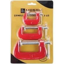 Storemax 3 Parçalı G Tipi Çeneli Mengene Seti