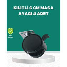 Zero Land Drnds Zemin Korumalı Kilitli Ayak Tekerlek Seti 6 cm