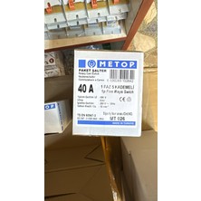 Paket Şalter Metop 40A 1faz 5kadameli