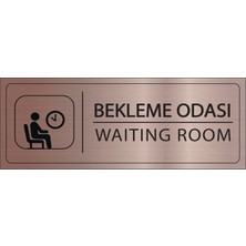 Mayeka Bekleme Odası Isimlik Bronz Metal Kapı Isimliği Levhası Yönlendirme Tabelası