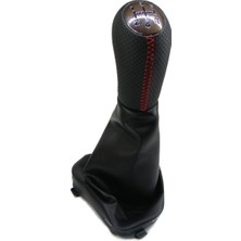 Renault Symbol Joy Deri Vites Topuzu-Vites Körüğü (2013-2021) Kırmızı Dikiş