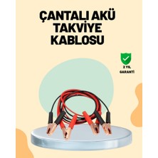Zero Land Drnds 1200 Amper Jumper Kablo 2 Metre Bakır Uçlu Araç Takviye Seti