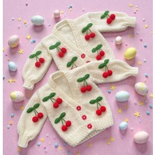 ZA Handmade Bebek Kirazlı Hırka Modeli