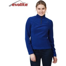 Evolite Fuga Kadın Mikro Polar Sweater - Mavi