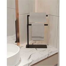 UltraMint Paslanmaz Döküm Tezgah Üstü Havluluk ve Banyo Düzenleyici Set