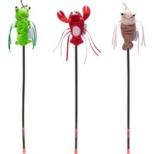 Drnds Beeztees Kedi Oltası, Oyuncaklı, Peluş, Kurdelalar, Çeşitli Renklerde, 40CM